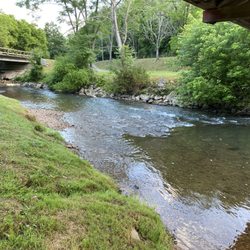Sinking Creek New River Tributary - Sinking Creek near Sinking Creek Covered Bridge (6 miles from where it goes dry)