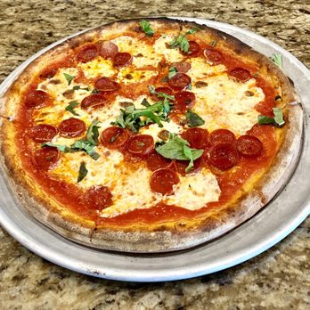 Rosedale Brick Oven - Margherita Pizza with pepperoni - Italian Near Me - Naples, Florida Rosedale Brick Oven - Margherita Pizza with pepperoni - Italian Near Me - Naples, Florida