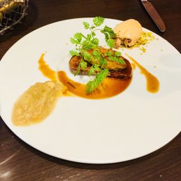 Foie Gras with Ginger Ice Cream and it was soooooo good!!!