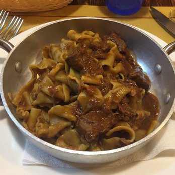 L' Brincello - Wild Boar pappardelle. Bellissimo!! - Tuscan Near Me - Florence, FI