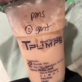 Tpumps - PMS GMT - Bubble Tea Near Me - San Jose, California