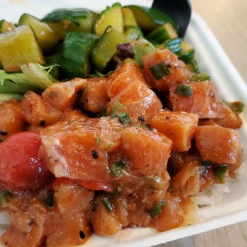 Ono Authentic Hawaiian Poke - Spicy salmon and cucumber kimchi - Poke Near Me - Edmonds, Washington Ono Authentic Hawaiian Poke - Spicy salmon and cucumber kimchi - Poke Near Me - Edmonds, Washington