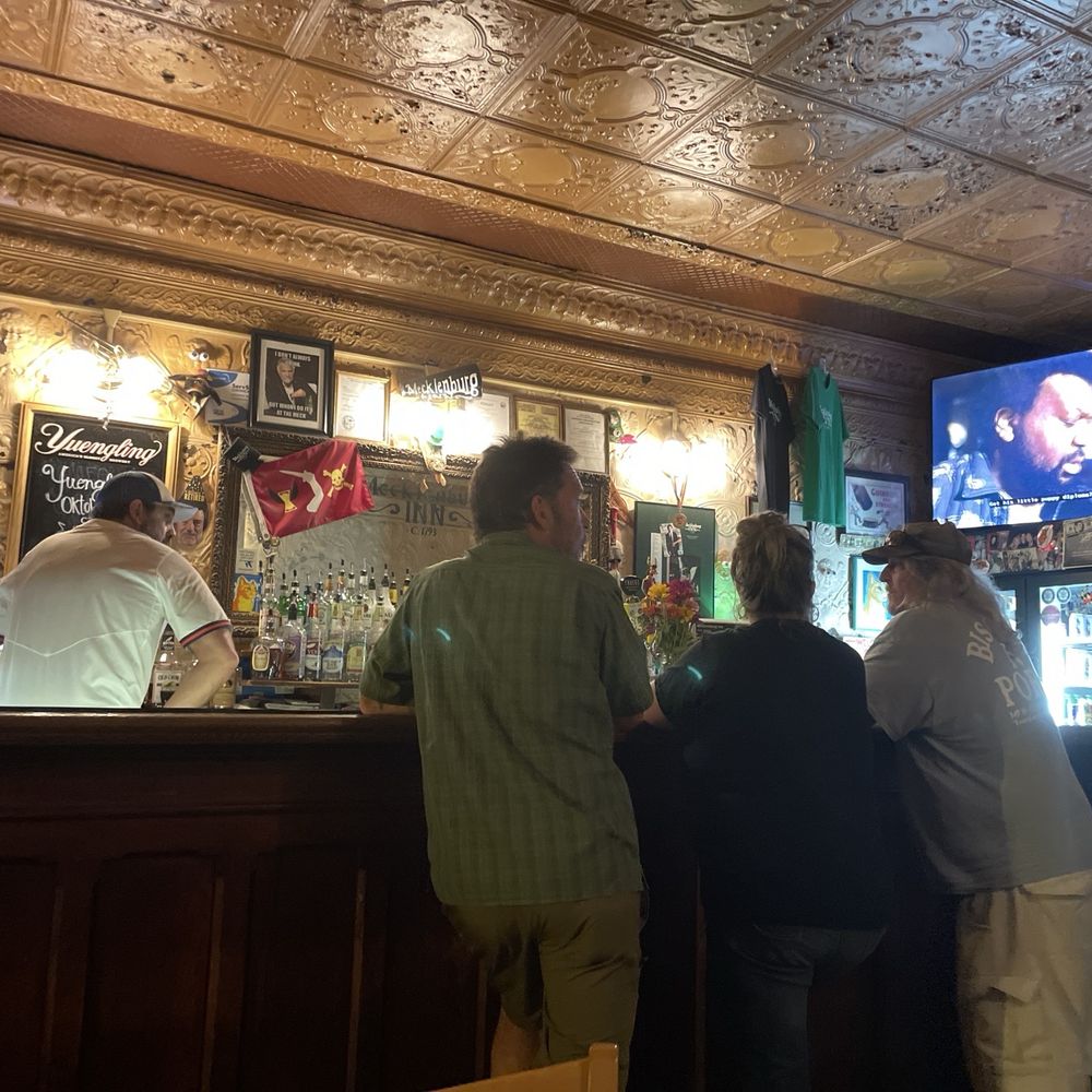Mecklenburg Inn - Locals gather on a rainy night for a beer and football - Bars Near Me - Shepherdstown, West Virginia