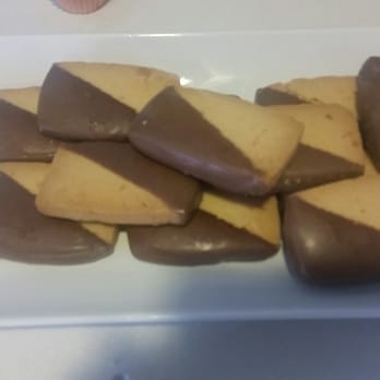 Kelley's Kookies - Chocolate-dipped macadamia shortbread - Bakeries Near Me - Stanton, California Kelley's Kookies - Chocolate-dipped macadamia shortbread - Bakeries Near Me - Stanton, California