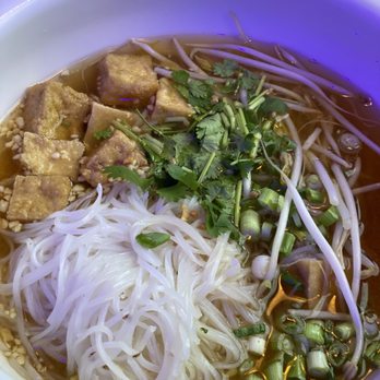 Umaii - Tom Yum noodle soup is rice noodles in a sweet and sour lime broth. It comes with bean sprouts, scallions and crushed peanuts. - Sushi Bars Near Me - Wilmington, North Carolina Umaii - Tom Yum noodle soup is rice noodles in a sweet and sour lime broth. It comes with bean sprouts, scallions and crushed peanuts. - Sushi Bars Near Me - Wilmington, North Carolina