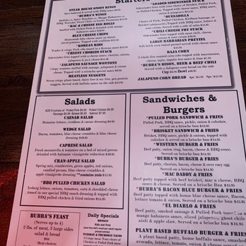 Bubba’s Bones & Brews - Menu page 1 10/14/22 - Gastropubs Near Me - Cathedral City, California Bubba’s Bones & Brews - Menu page 1 10/14/22 - Gastropubs Near Me - Cathedral City, California