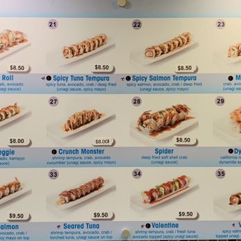 Duck Sushi - Menu - rolls - Sushi Bars Near Me - Eugene, Oregon
