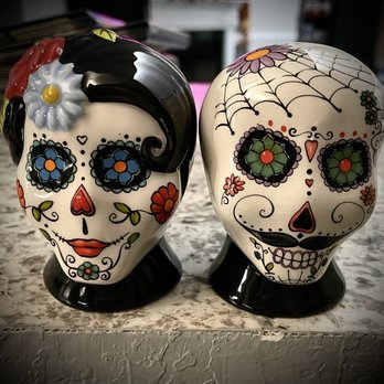 Cracker Barrel Old Country Store - Sugar skull salt & pepper shakers - Breakfast & Brunch Near Me - Dunn, North Carolina