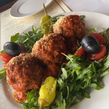 Macaluso's Italian Restaurant - Meatball appetizer - Italian Near Me - Ruston, Washington Macaluso's Italian Restaurant - Meatball appetizer - Italian Near Me - Ruston, Washington