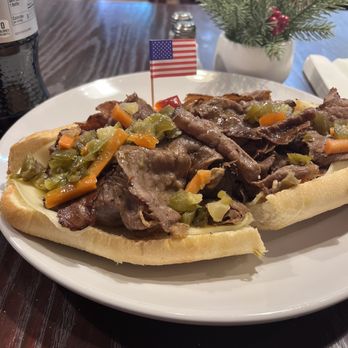 The Corner - Add some provolone and give it a proper baptism then we're talking true Chicago Italian Beef - Steakhouses Near Me - Wilson, North Carolina The Corner - Add some provolone and give it a proper baptism then we're talking true Chicago Italian Beef - Steakhouses Near Me - Wilson, North Carolina