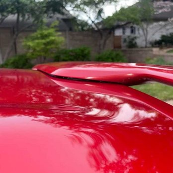 Royal Autobody Repair - Wing pulling off Trunklid due to improper mounting. - Body Shops Near Me - Carrollton, Texas Royal Autobody Repair - Wing pulling off Trunklid due to improper mounting. - Body Shops Near Me - Carrollton, Texas