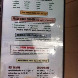 Drinks Menu Drinks Menu