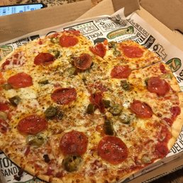 Pepperoni and jalapeños