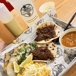 Taqueria & Tamaleria Nuevo Leon - Barbacoa and Potato/Egg/Cheese