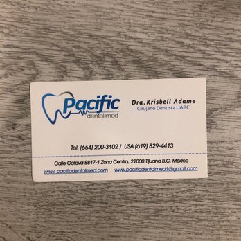 Pacific Dental Med - Card - Cosmetic Dentists Near Me - Tijuana, BCN
