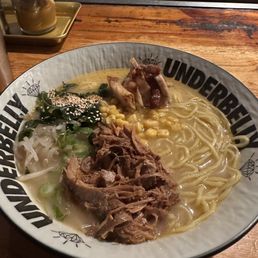 Underbelly Ramen add corn Underbelly Ramen add corn