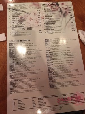Menu photo 7 Sakura Japanese Restaurant Memphis, TN