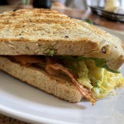 Leeward Market Cafe & Grocery - Bacon, egg and avocado sandwich