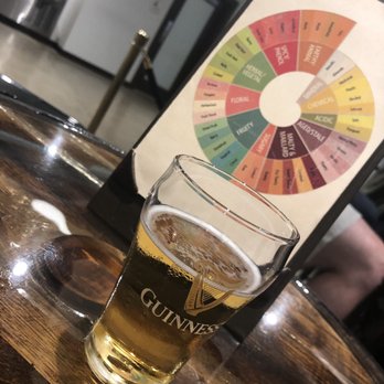 Guinness Open Gate Brewery - Tasting. Helpful chart to help you point out the notes in each beer. - Breweries Near Me - Halethorpe, Maryland