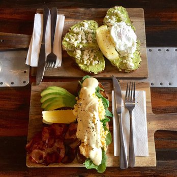 The Upside Cafe - Avocado toast and eggs bennie - Cafes Near Me - Sydney, NSW The Upside Cafe - Avocado toast and eggs bennie - Cafes Near Me - Sydney, NSW