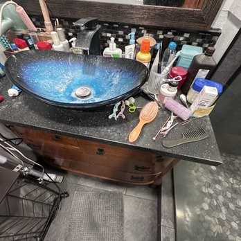 Make It Sparkle Cleaning Services - Hard water (bathroom sink) - Home Cleaning Near Me Make It Sparkle Cleaning Services - Hard water (bathroom sink) - Home Cleaning Near Me
