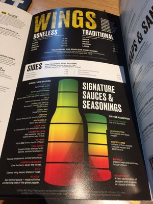 Menu photo 8 Buffalo Wild Wings Bullhead City, AZ