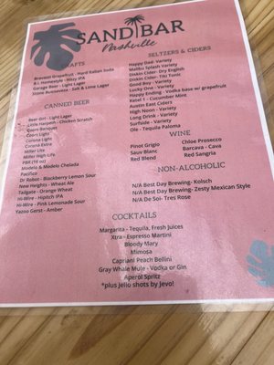 Menu photo 2 Sandbar Nashville Nashville, TN