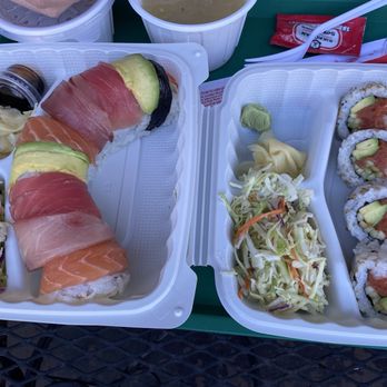 Yasai Japanese Grill - Rainbow Rolland Spicy Tuna Roll - Japanese Near Me - Irvine, California