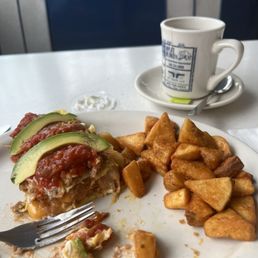 Oaxaca omelette home fries & green tea Oaxaca omelette home fries & green tea