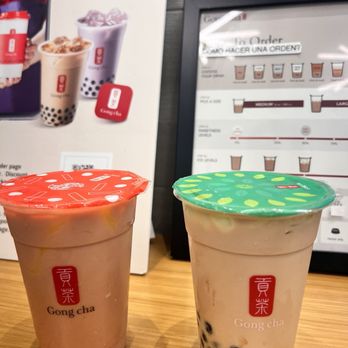 Gong Cha - Strawberry milk tea, and original milk tea with boba - Bubble Tea Near Me - San Francisco, California