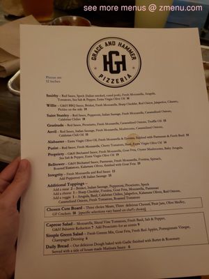 Menu photo 5 Grace and Hammer Redmond, OR