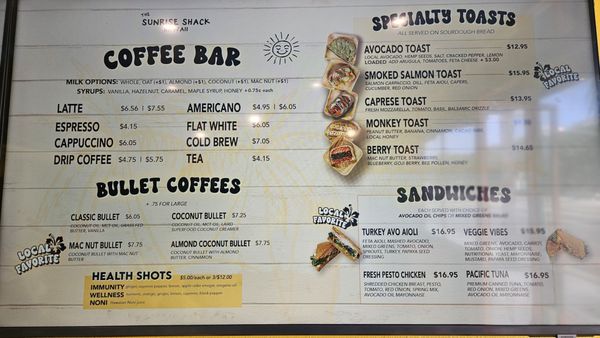 Menu photo 7 The Sunrise Shack Long Beach, CA Menu photo 7 The Sunrise Shack Long Beach, CA