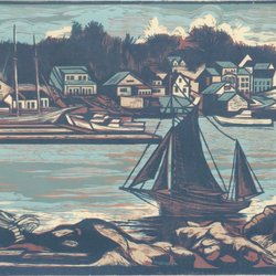 Don Gorvett Perkins Cove Gallery - New work! Vanishing Point, Bow St. by Don Gorvett