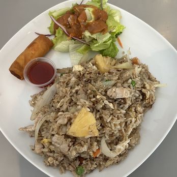 Thai Time III - Pineapple fried rice lunch special - Thai Near Me - San Diego, California Thai Time III - Pineapple fried rice lunch special - Thai Near Me - San Diego, California