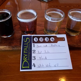 Dry Falls Brewing - Beer flight - Breweries Near Me - Hendersonville, North Carolina Dry Falls Brewing - Beer flight - Breweries Near Me - Hendersonville, North Carolina
