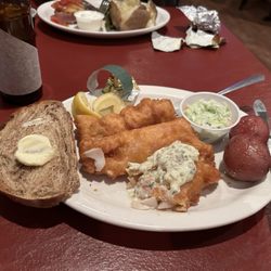 Red's Pub & Grill - Battered Cod Fish Fry with Baby Reds