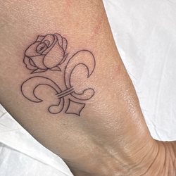 Holy Diver Tattoo - My fleur di lis with a