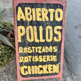 Pollo Papago - Small A-Frame Sign on Avenida Constitución - Chicken Shop Near Me - Puerto Peñasco, SON Pollo Papago - Small A-Frame Sign on Avenida Constitución - Chicken Shop Near Me - Puerto Peñasco, SON