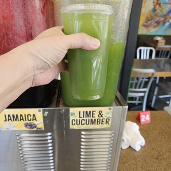 La Chingada Taqueria - Agua Fresca Lime & Cucumber - Mexican Near Me - San Jose, California La Chingada Taqueria - Agua Fresca Lime & Cucumber - Mexican Near Me - San Jose, California