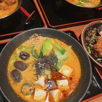 RAMEN-SAN - Tantan-San and Kimchi & Fried Chicken ramen. - Ramen Near Me - Chicago, Illinois RAMEN-SAN - Tantan-San and Kimchi & Fried Chicken ramen. - Ramen Near Me - Chicago, Illinois