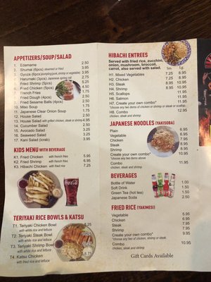 Menu photo 3 Hibachi Japanese Express Valrico, FL Menu photo 3 Hibachi Japanese Express Valrico, FL