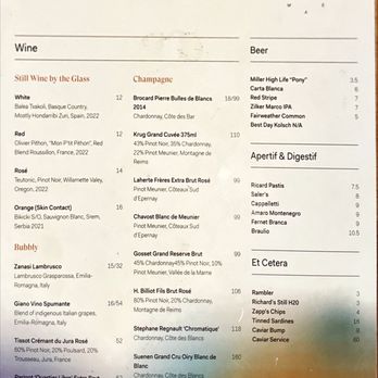 Daydreamer - Menu - Cocktail Bars Near Me - Austin, Texas