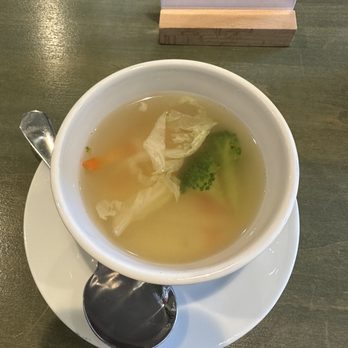 Thai Pavilion - Complimentary vegetable soup - Thai Near Me - Covington, Kentucky