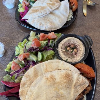 Kababstic Mediterranean Grill - Salad and pita bread - Mediterranean Near Me - Arcadia, California
