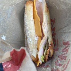 Tim Hortons - Turkey Club. Looks like a prison sandwich but did not taste too bad