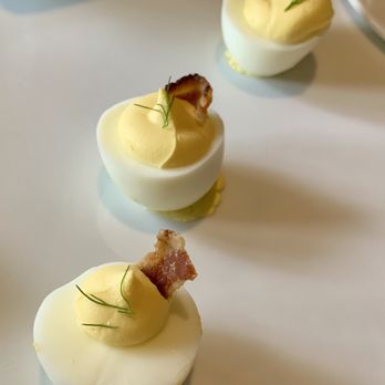 Verandah - Deviled eggs. - Seafood Near Me - Amelia Island, Florida Verandah - Deviled eggs. - Seafood Near Me - Amelia Island, Florida