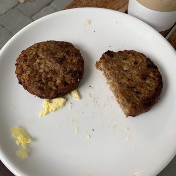 Cafe This Way - Veggie Sausage (yum!). - New American Near Me - Bar Harbor, Maine Cafe This Way - Veggie Sausage (yum!). - New American Near Me - Bar Harbor, Maine