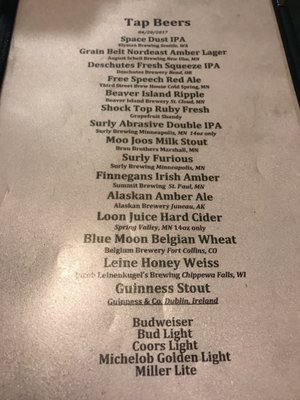 Menu photo 3 Jimmy's Pour House Sauk Rapids, MN