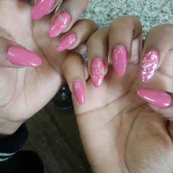 Kim's Nails - pink-a-licious nails that i love! :) thank you kim! Your my girl, my eyebrows are looking great now thanks to you! See you soon - Nail Salons Near Me - Los Angeles, California