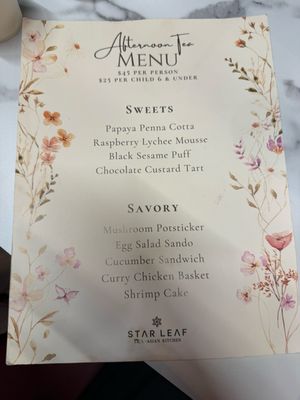 Menu photo 1 Star Leaf Orange, CA Menu photo 1 Star Leaf Orange, CA